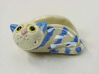 陶製猫カードホルダー クリック！！